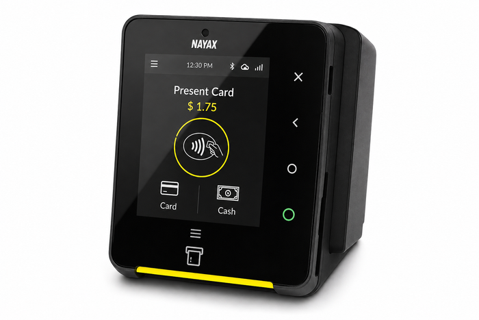 Nayax VPOS Touch: Full Specs, What Ships in the Box, and Whether It Will Fit Your Machine