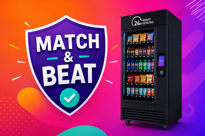 Vend Guys Match & Beat Price Guarantee: The Best Deal on Haha Smart Vending Machines