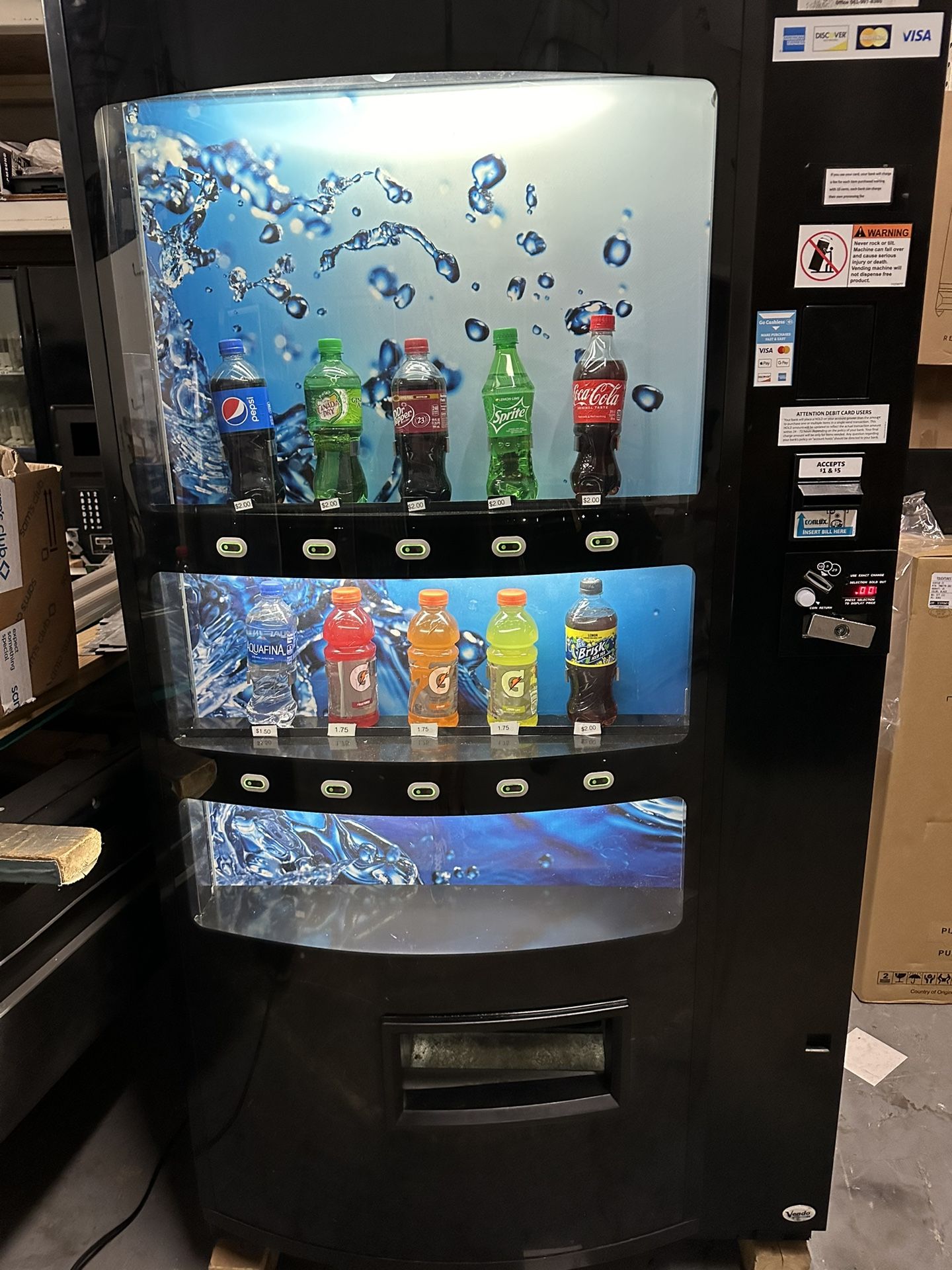 Vendo V721 V21 Stacker Drinks Machine (Refurbished)