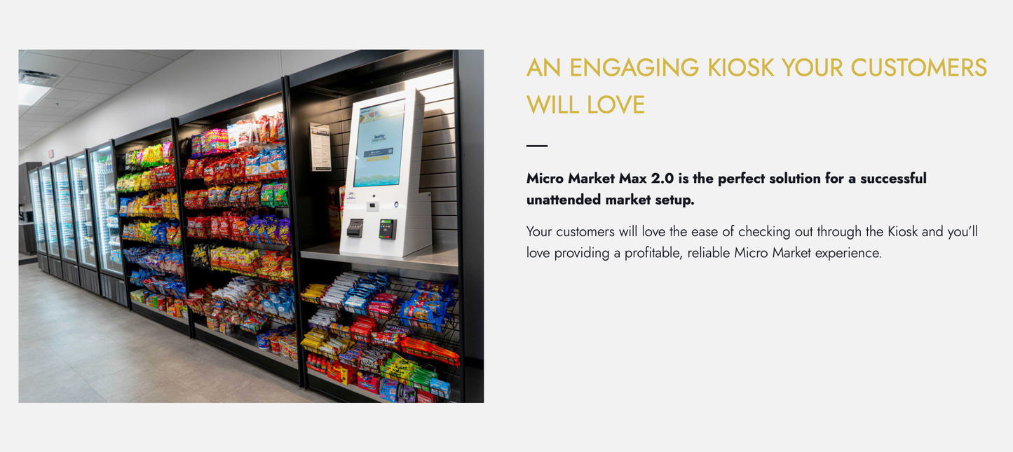 Parlevel Max 2.0 Micromarket Kiosk (Used)