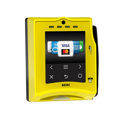 Nayax VPOS Front View Yellow